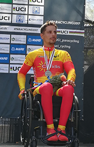 Sergio Garrote en el podio